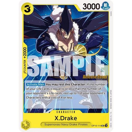 X.Drake (OP10 - 114) [Royal Blood Release Event Cards] - PokéBox Australia