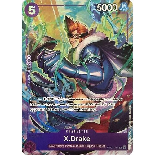 X.Drake (Premium Card Collection - Best Selection Vol. 2 - ) (OP01 - 114) [One Piece Promotion Cards] - PokéBox Australia