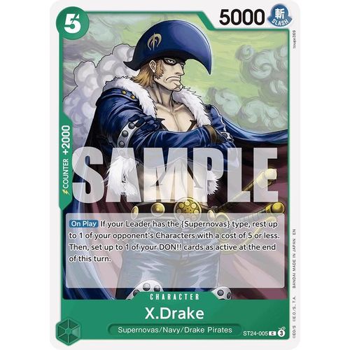 X.Drake (ST24 - 005) [Starter Deck 24: GREEN Jewelry Bonney] - PokéBox Australia