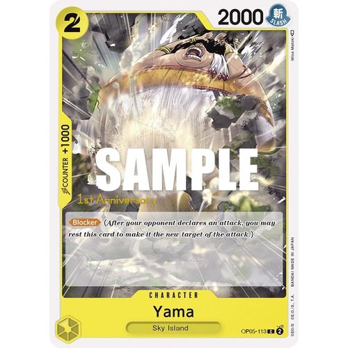 Yama (OP05 - 113) [Awakening of the New Era: 1st Anniversary Tournament Cards] - PokéBox Australia