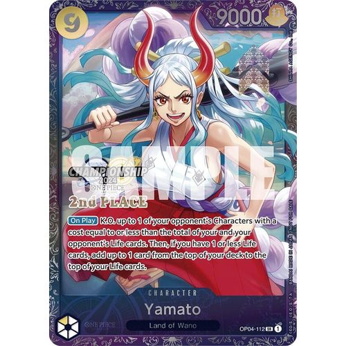 Yamato (Championship 2024 Finals 2nd Place) (OP04 - 112) [One Piece Promotion Cards] - PokéBox Australia