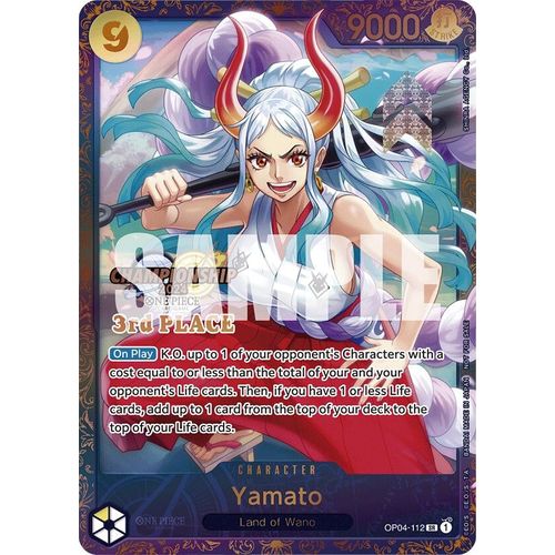 Yamato (Championship 2024 Finals 3rd Place) (OP04 - 112) [One Piece Promotion Cards] - PokéBox Australia