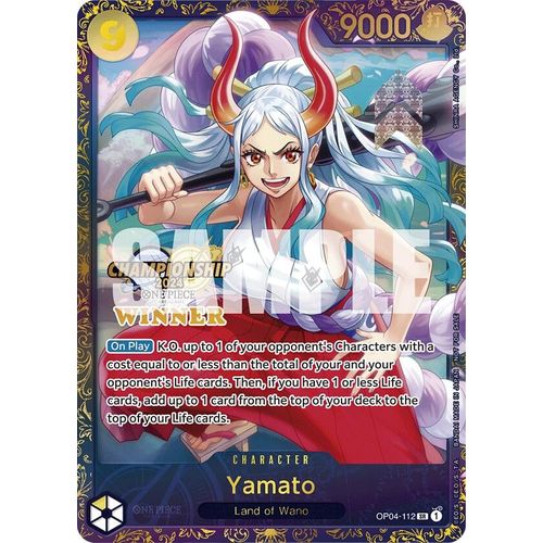 Yamato (Championship 2024 Finals Winner) (OP04 - 112) [One Piece Promotion Cards] - PokéBox Australia