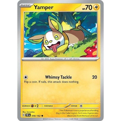 Yamper (058/162) [SV05: Temporal Forces] - PokéBox Australia