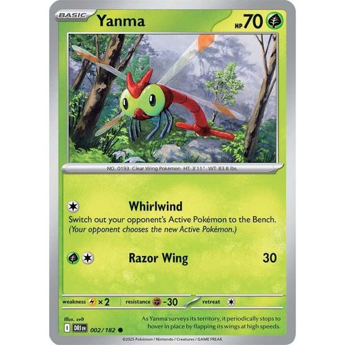 Yanma (002/182) (SV10: Destined Rivals) - PokéBox Australia