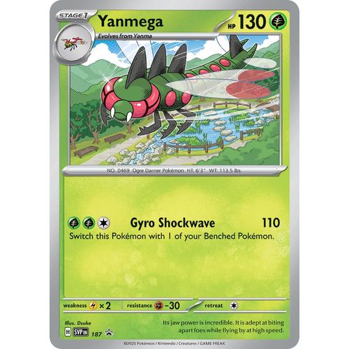 Yanmega - 187 (Cosmos Holo) (187) [SV: Scarlet & Violet Promo Cards] - PokéBox Australia