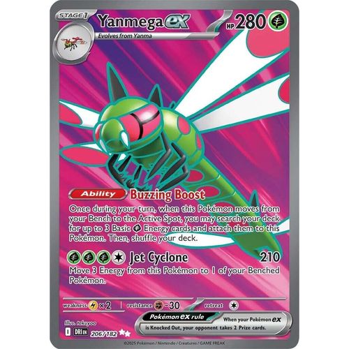 Yanmega ex (206/182) (SV10: Destined Rivals) - PokéBox Australia