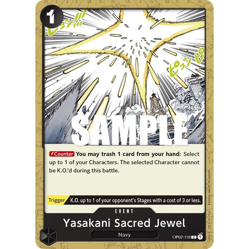 Yasakani Sacred Jewel (OP02 - 118) [Paramount War] - PokéBox Australia