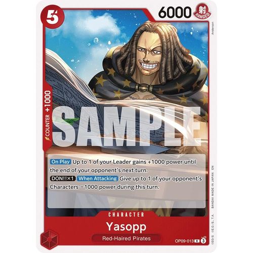 Yasopp (Reprint) (OP09 - 013) [Starter Deck 23: RED Shanks] - PokéBox Australia