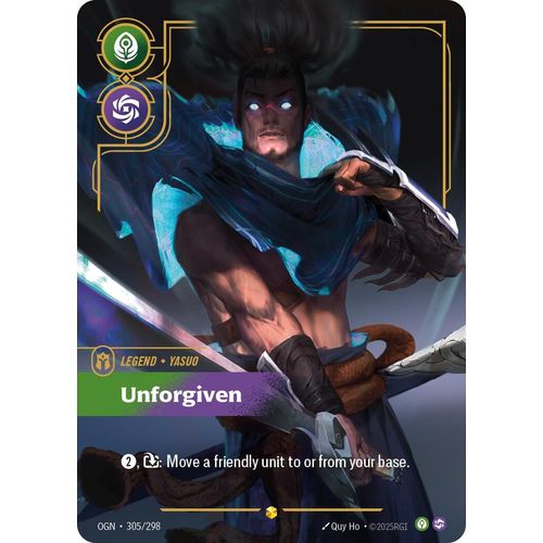 Yasuo - Unforgiven (Overnumbered) (305/298) (Origins) - PokéBox Australia
