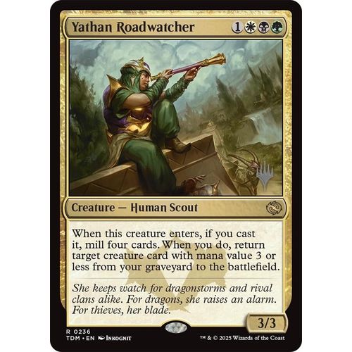 Yathan Roadwatcher (236) (Promo Pack: Tarkir: Dragonstorm) - PokéBox Australia