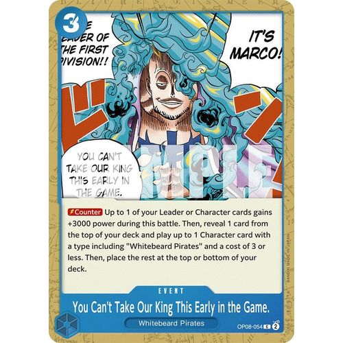 You Can't Take Our King This Early in the Game. (OP08 - 054) [Two Legends] - PokéBox Australia