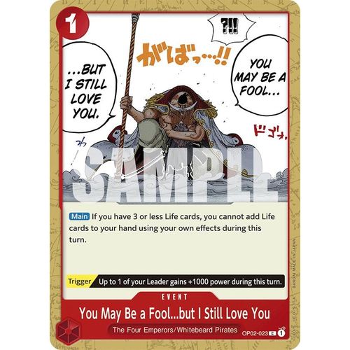 You May Be a Fool...but I Still Love You (2023) [Starter Deck 15: RED Edward.Newgate] - PokéBox Australia