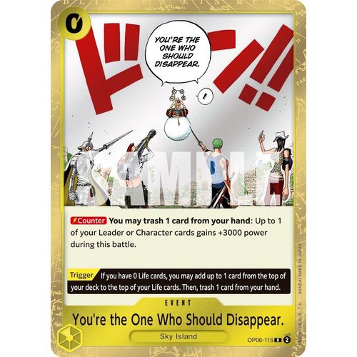 You're the One Who Should Disappear (OP06 - 115) [Wings of the Captain] - PokéBox Australia