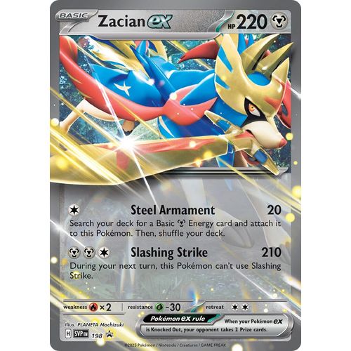 Zacian ex - 198 (198) [SV: Scarlet & Violet Promo Cards] - PokéBox Australia