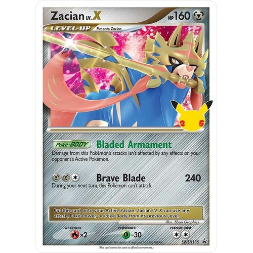 Zacian LV. X - SWSH135 (SWSH135) (SWSH: Sword & Shield Promo Cards) - PokéBox Australia