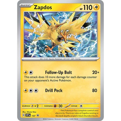 Zapdos - 157 (157) (SV: Scarlet & Violet Promo Cards) - PokéBox Australia