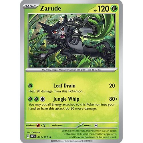 Zarude (011/191) [SV08: Surging Sparks] - PokéBox Australia