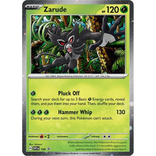 Zarude - 199 (Cosmos Holo) (199) (SV: Scarlet & Violet Promo Cards) - PokéBox Australia