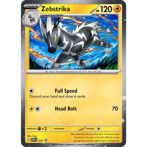 Zebstrika - 201 (Cosmos Holo) (201) (SV: Scarlet & Violet Promo Cards) - PokéBox Australia