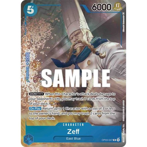 Zeff (Alternate Art) (OP03 - 047) [Pillars of Strength] - PokéBox Australia