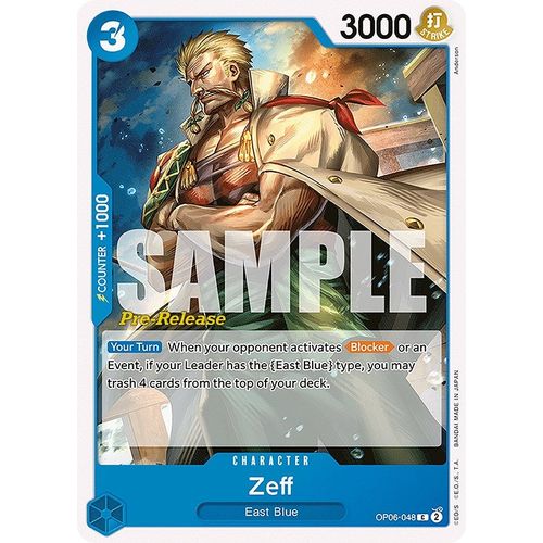 Zeff (OP06 - 048) [Wings of the Captain Pre - Release Cards] - PokéBox Australia