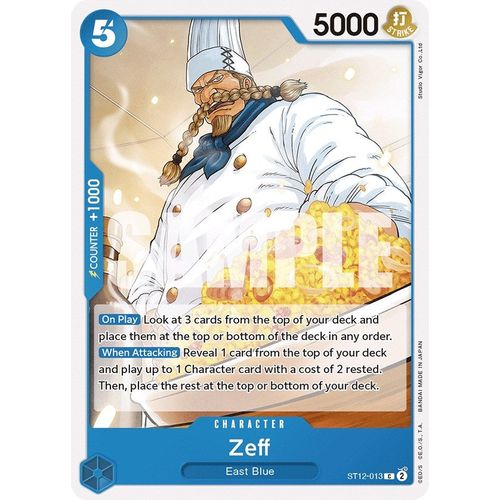 Zeff (ST12 - 013) [Starter Deck 12: Zoro and Sanji] - PokéBox Australia