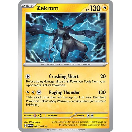 Zekrom (066/182) [SV04: Paradox Rift] - PokéBox Australia
