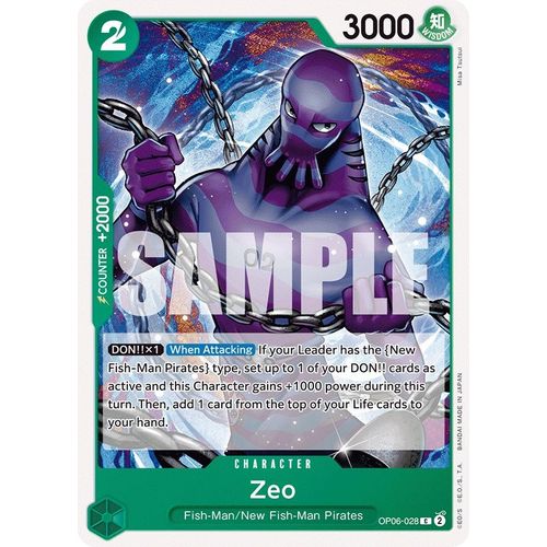 Zeo (OP06 - 028) [Wings of the Captain] - PokéBox Australia