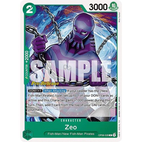 Zeo (OP06 - 028) [Wings of the Captain Pre - Release Cards] - PokéBox Australia