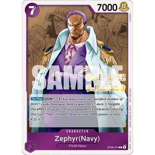 Zephyr (Navy) (Judge Pack Vol. 4) (OP06 - 074) [One Piece Promotion Cards] - PokéBox Australia