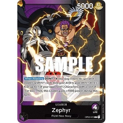 Zephyr (OP02 - 072) [Paramount War] - PokéBox Australia