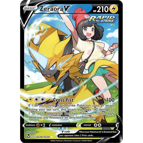 Zeraora V (TG16/TG30) (SWSH12: Silver Tempest Trainer Gallery) - PokéBox Australia