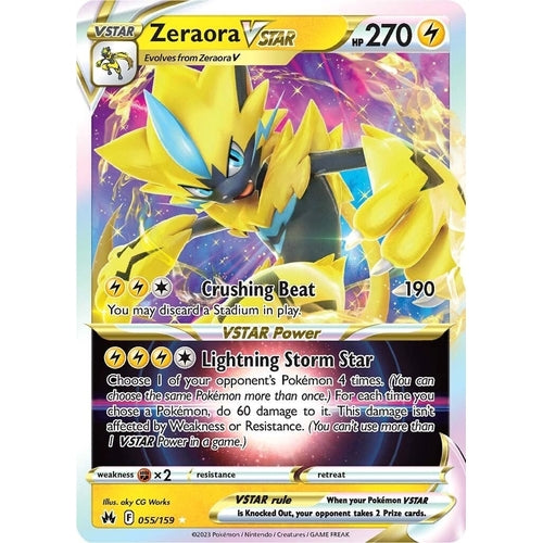 Zeraora VSTAR (055/159) (Crown Zenith) - PokéBox Australia