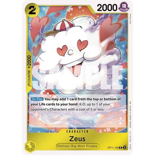 Zeus (OP11 - 106) [A Fist of Divine Speed] - PokéBox Australia