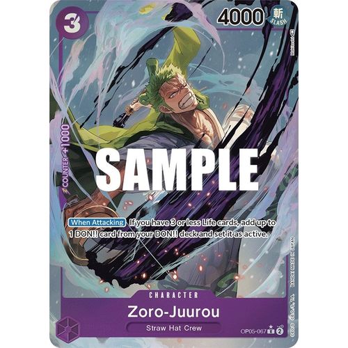 Zoro - Juurou (Alternate Art) (OP05 - 067) [Awakening of the New Era] - PokéBox Australia