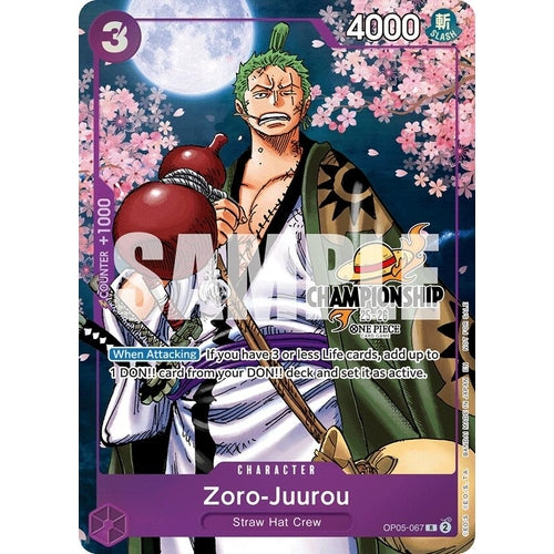 Zoro - Juurou (CS 25 - 26 Event Pack Finalist Ver.) (OP05 - 067) (One Piece Promotion Cards) - PokéBox Australia