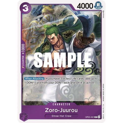 Zoro - Juurou (OP05 - 067) [Awakening of the New Era] - PokéBox Australia