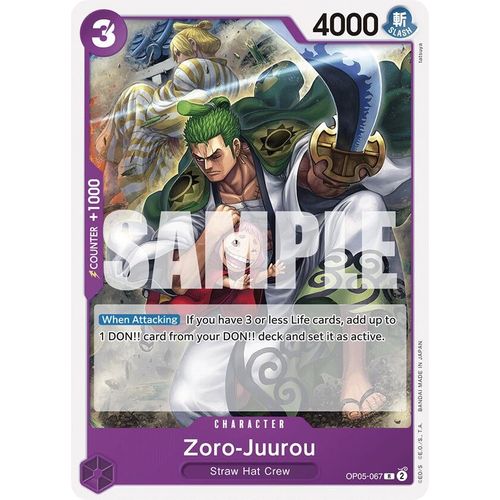 Zoro - Juurou (OP05 - 067) (OP05 - 067) [Starter Deck 18: PURPLE Monkey.D.Luffy] - PokéBox Australia