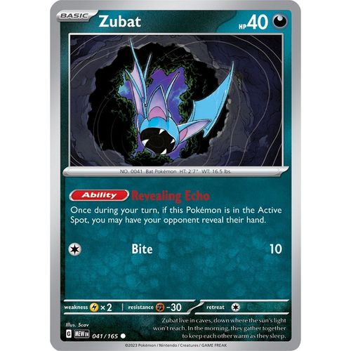 Zubat (041/165) [SV: Scarlet & Violet 151] - PokéBox Australia