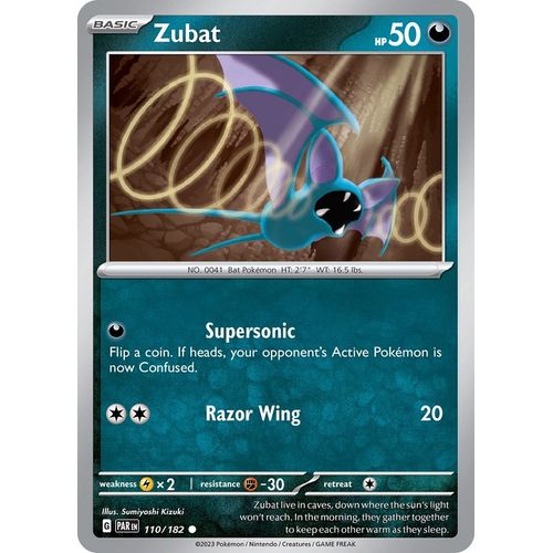 Zubat (110/182) [SV04: Paradox Rift] - PokéBox Australia