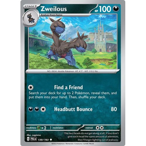Zweilous (139/193) [SV02: Paldea Evolved] - PokéBox Australia