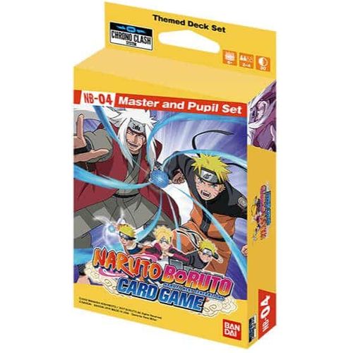 Naruto Boruto Expansion Deck Set NB04 (Master & Student Set) Chrono Clash System - PokéBox Australia