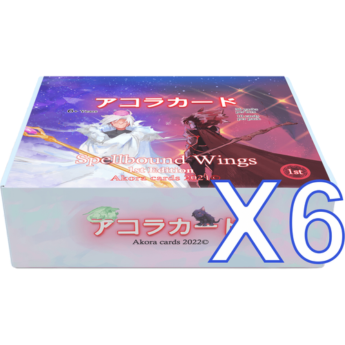 Akora TCG - Spellbound Wings 1st Edition 6x Booster Box (Sealed Case) - PokéBox Australia