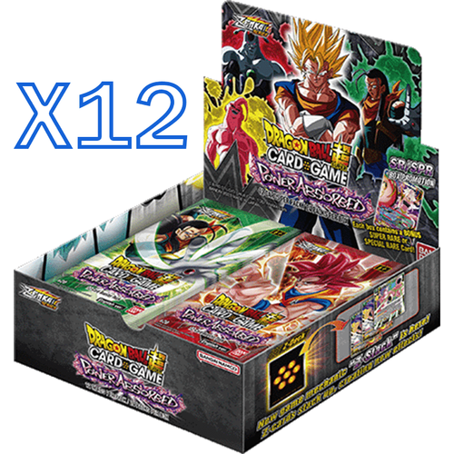 DRAGON BALL SUPER CARD GAME ZENKAI Series Set 03 POWER ABSORBED [DBS-B20] SEALED CASE 12x Boxes - PokéBox Australia
