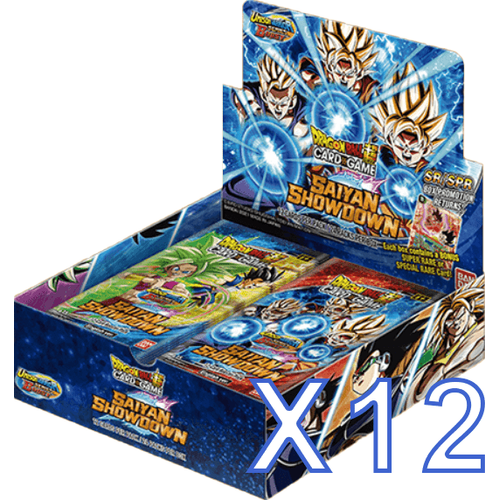Dragon Ball Super Card Game Unison Warrior Series 15 Boost UW6 Saiyan Showdown Booster Box Case (12 Boxes) - PokéBox Australia