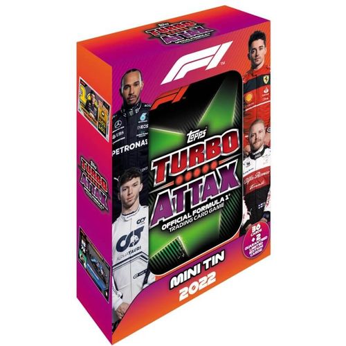 TURBO ATTAX Formula 1 (F1) 2022 Cards Mini Tins - PokéBox Australia