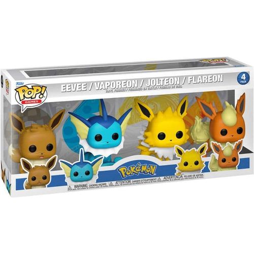 Pokémon - Eeveelutions US Exclusive 4-Pack Pop! Vinyl Figure - PokéBox Australia