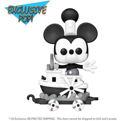 Disney 100th - Mickey in Steamboat Car US Exclusive Pop! Train [RS] - PokéBox Australia