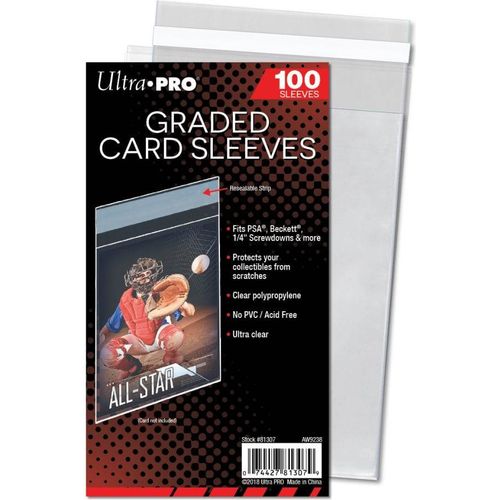 ULTRA PRO CARD SLEEVE Graded Resealable 100ct - PokéBox Australia